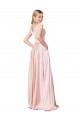 A-Line Off the Shoulder Sweetheart Formal Satin Bridesmaid Dress / Prom Dress for Sale