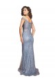 Off the Shoulder Sweetheart Neckline Formal Sequin Bridesmaid Dress / Prom Dress with Thigh High Slit for Sale