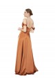 Formal Silky Satin Bridesmaid Dress / Prom Dress with Bustier Bodice for Sale