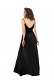 High Low V-Neckline Formal Silky Satin Tulip Bridesmaid Dress / Prom Dress with Wrap Skirt for Sale