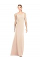V-Spaghetti Strap Open Back Bateau Neck Trumpet Bridesmaid Dress / Prom Dress for Sale