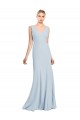 Sleeveless Seamed Bodice Trumpet Bridesmaid Dress / Prom Dress for Sale