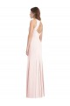 Diamond Cutout Back Trumpet Bridesmaid Dress / Prom Dress with Front Slit for Sale