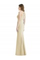 Criss Cross Twist Cutout Back Trumpet Bridesmaid Dress / Prom Dress for Sale