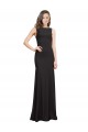 Sleeveless Bateau Neckline Crepe Bridesmaid Dress / Prom Dress with Twist Back for Sale