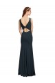 Sleeveless Bateau Neckline Crepe Bridesmaid Dress / Prom Dress with Twist Back for Sale