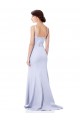 Sweetheart High Neck Sleeveless Formal Crepe Bridesmaid Dress / Prom Dress for Sale