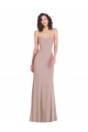 Strapless Princess Line Formal Crepe Mermaid Bridesmaid Dress / Prom Dress for Sale