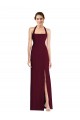 Tie Halter Open Back Trumpet Bridesmaid Dress / Prom Dress for Sale