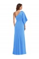 One Shoulder Bell Sleeves Trumpet Bridesmaid Dress / Prom Dress for Sale