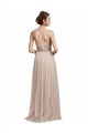 Sweetheart Tulle Bridesmaid Dress with High Neck Illusion Bodice for Sale