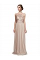 Sweetheart Tulle Bridesmaid Dress with High Neck Illusion Bodice for Sale