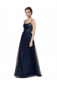 Spaghetti Strap Tulle Bridesmaids Dress with Ballerina Neckline for Sale