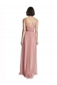 V-Neck Illusion Tulle Bridesmaids Dress for Sale