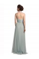 Halter Ruched Sweetheart Neckline Tulle Bridesmaid Dress for Sale