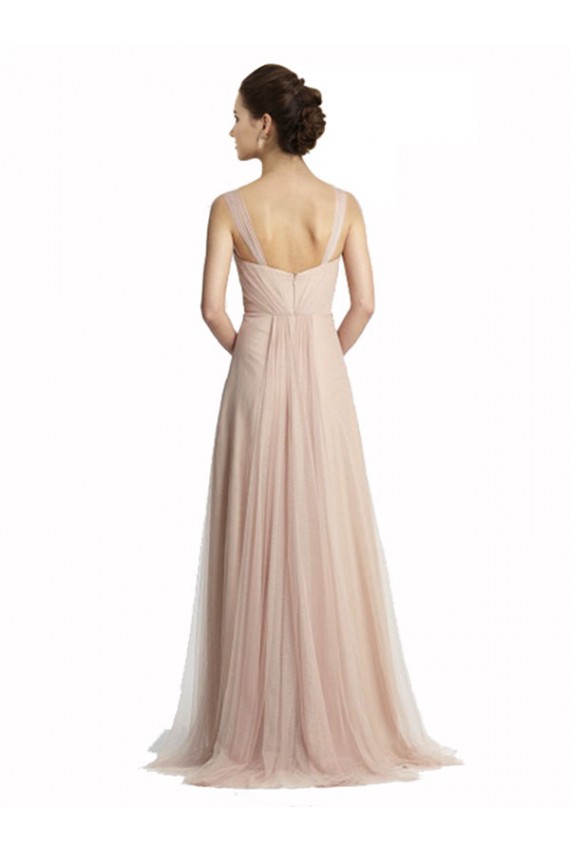 Sweetheart A-Line Tulle Draped Bridesmaid Dress for Sale