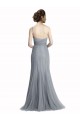 One Shoulder Tulle Fit and Flare Bridesmaid Dress for Sale
