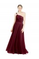 One Shoulder Floor Length Long Tulle Bridesmaid Dress for Sale