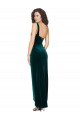 One Shoulder Velvet Front Wrap Bridesmaid Dress / Prom Dress  for Sale