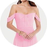 Flounce Sleeves Bridesmaid Dresses for Sale