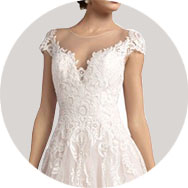 Cap Sleeves Wedding Dresses for Sale